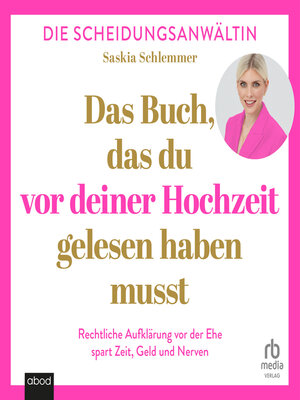cover image of Das Buch, das du vor deiner Hochzeit gelesen haben musst
